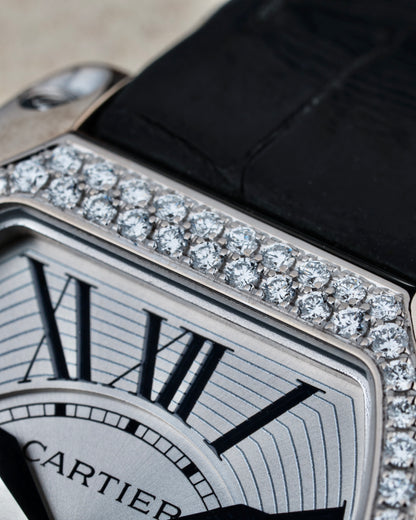 Cartier Roadster 18k White Gold Diamond Bezel - Ref. 2723