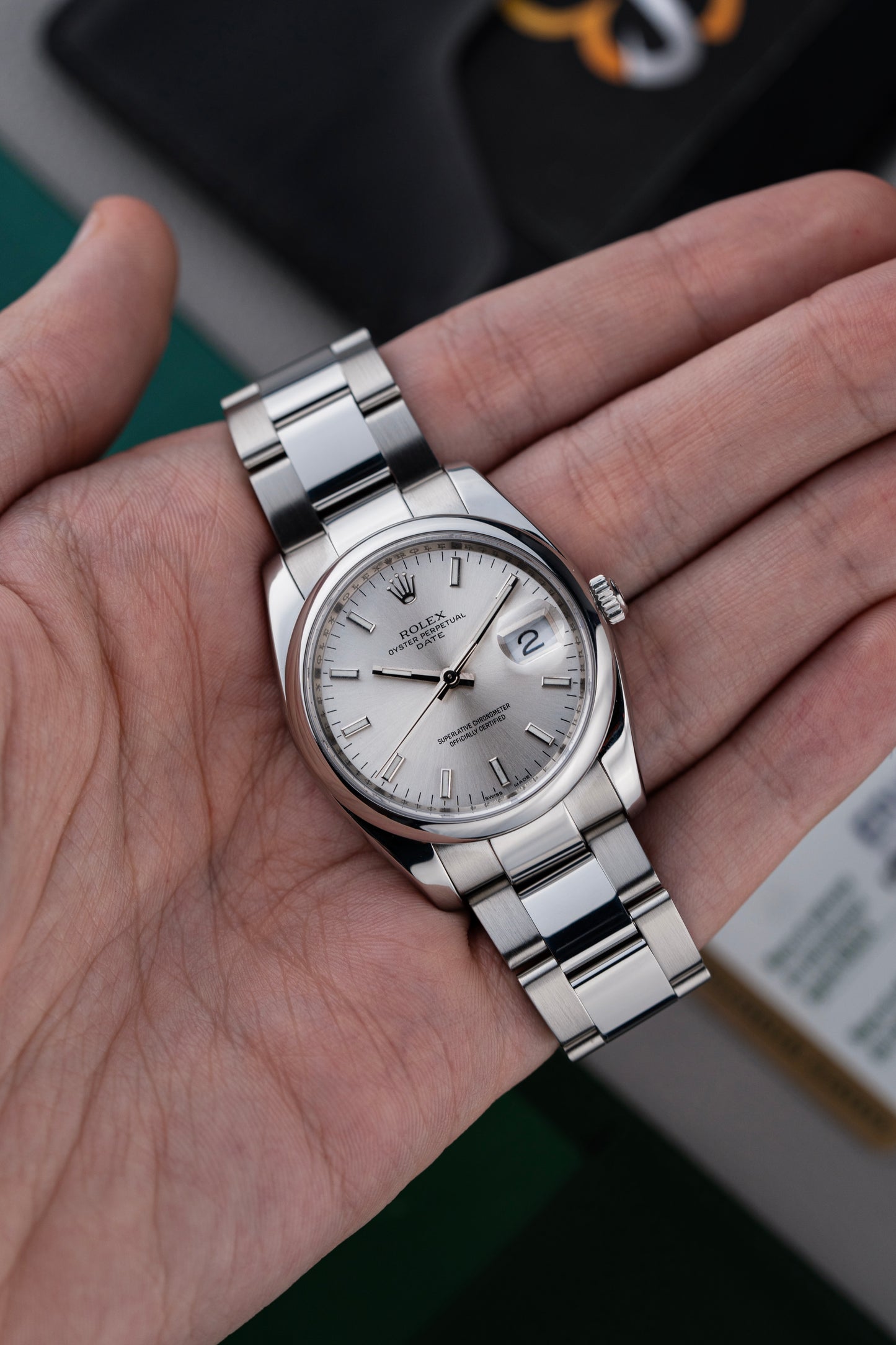 Rolex Oyster Perpetual Date 34mm - Ref. 115200