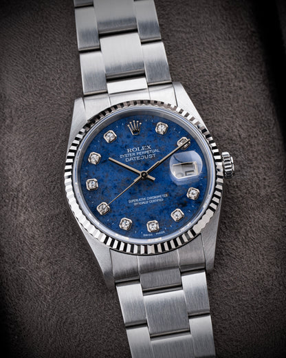 Rolex Datejust 36mm Sodalite Stone Dial - Ref. 16234