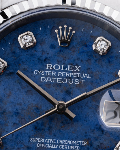 Rolex Datejust 36mm Sodalite Stone Dial - Ref. 16234