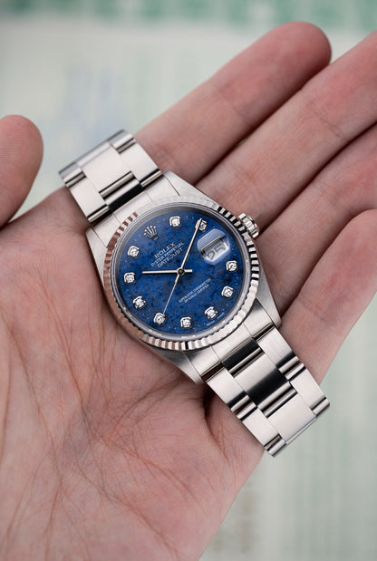 Rolex Datejust 36mm Sodalite Stone Dial - Ref. 16234