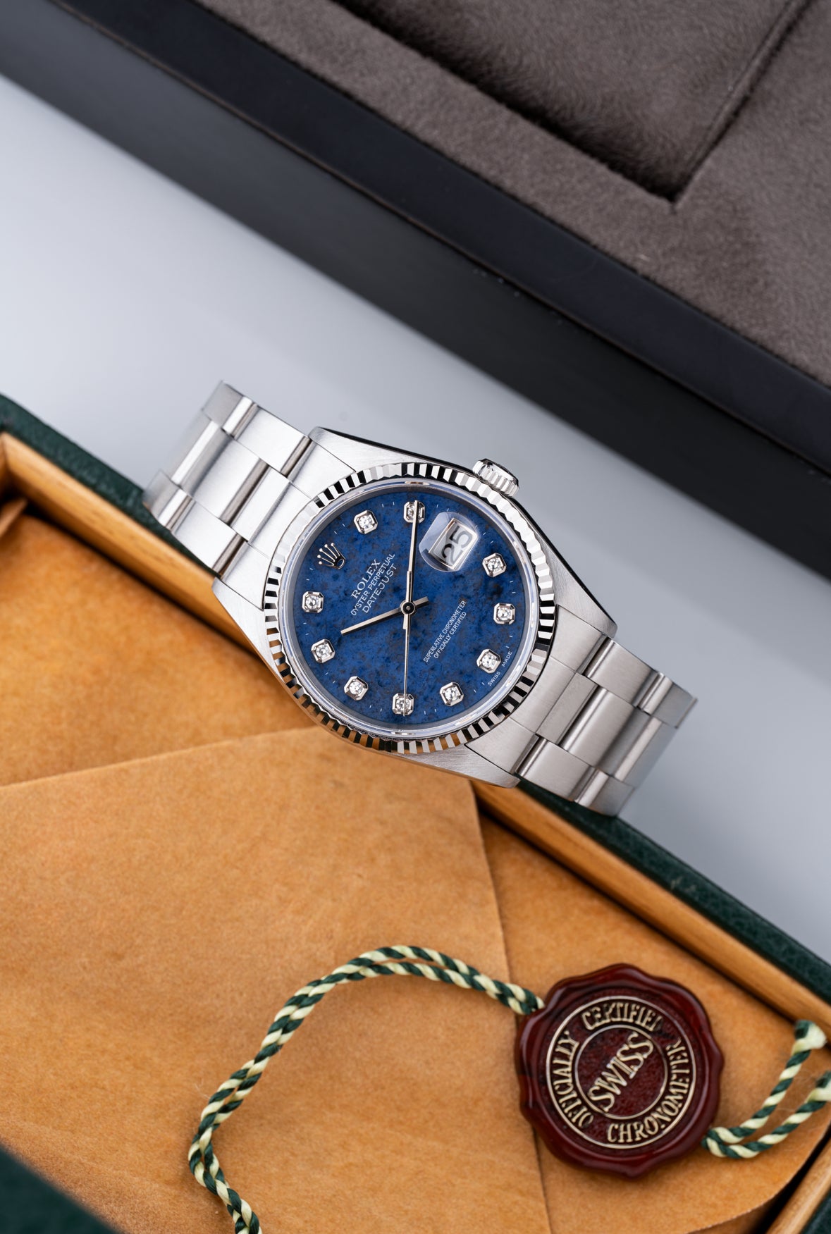 Rolex Datejust 36mm Sodalite Stone Dial - Ref. 16234