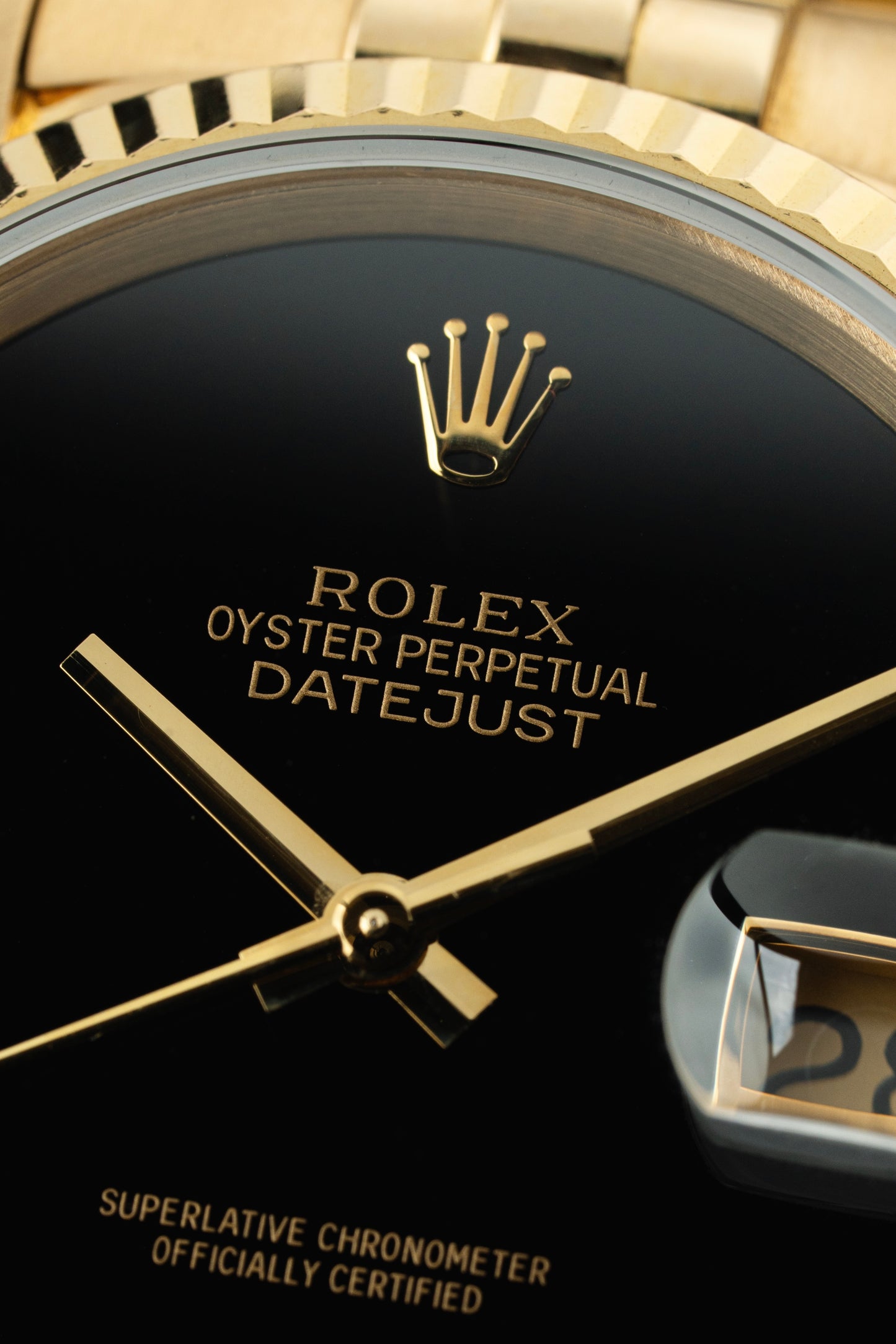 Rolex Datejust 36mm Onyx Stone Dial - Ref. 16238