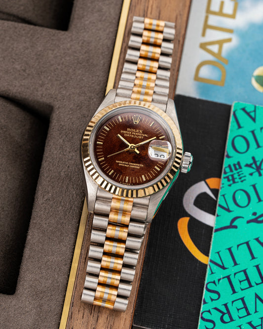 Rolex Lady-Datejust 26mm Tridor Wood Dial - Ref. 69179B