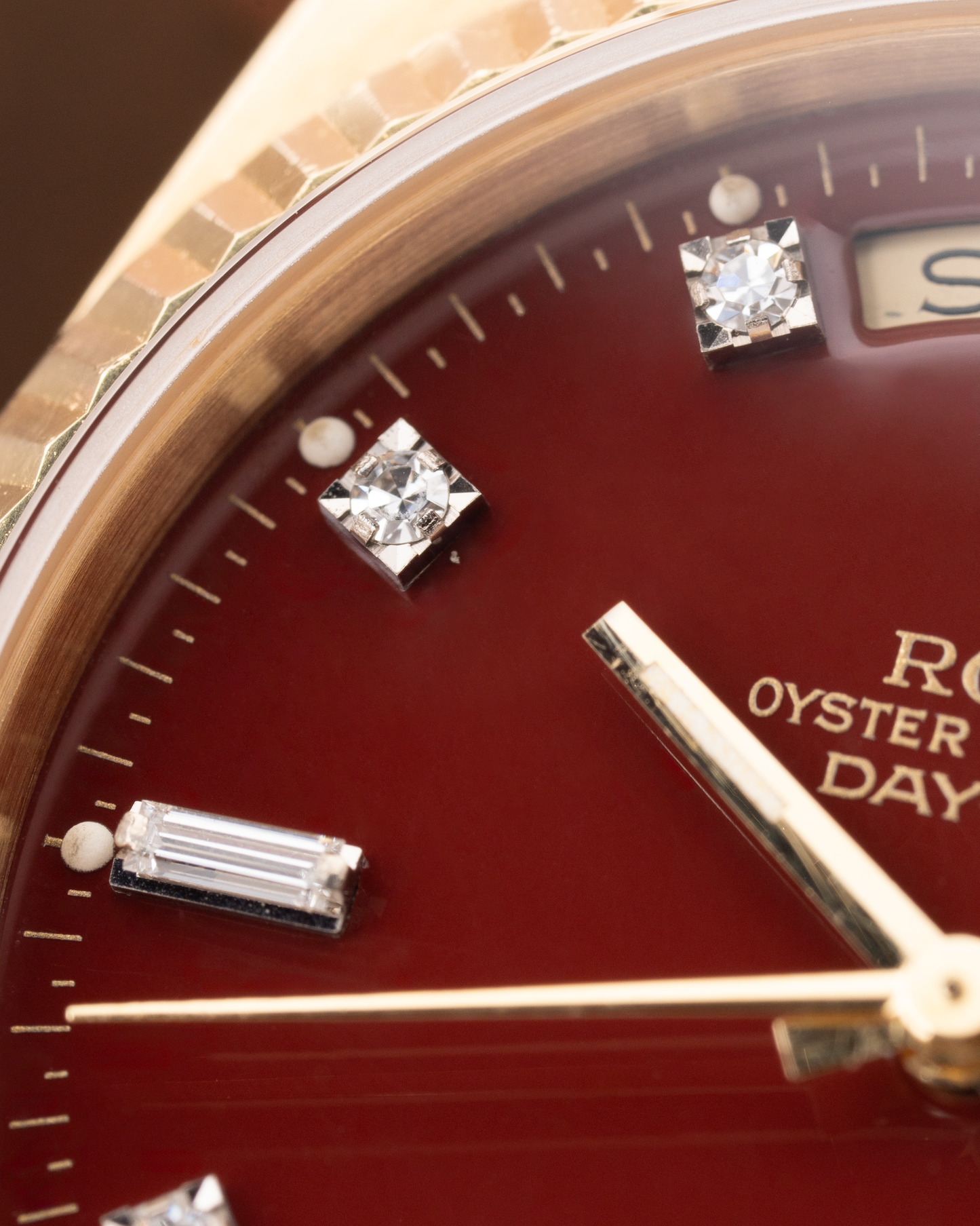 Rolex Day-Date 36mm Stella Oxblood Dial - Ref. 18038