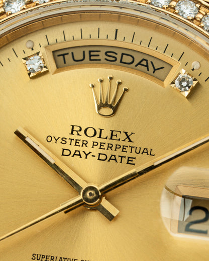 Rolex Day-Date 36mm Diamond Bezel - Ref. 18348