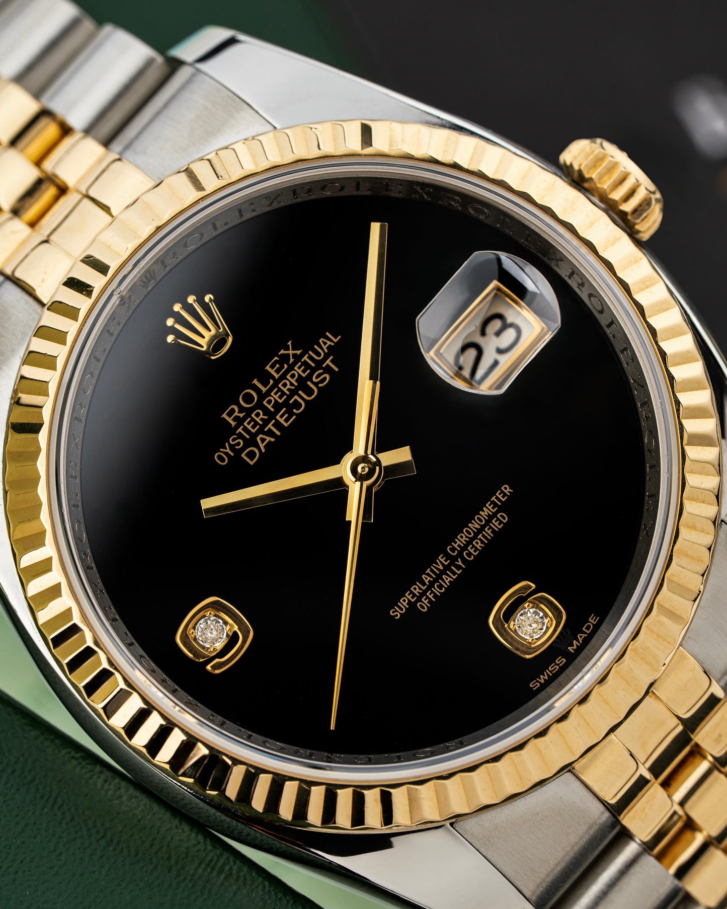 Rolex Datejust 36mm Onyx Stone Dial - Ref. 116233