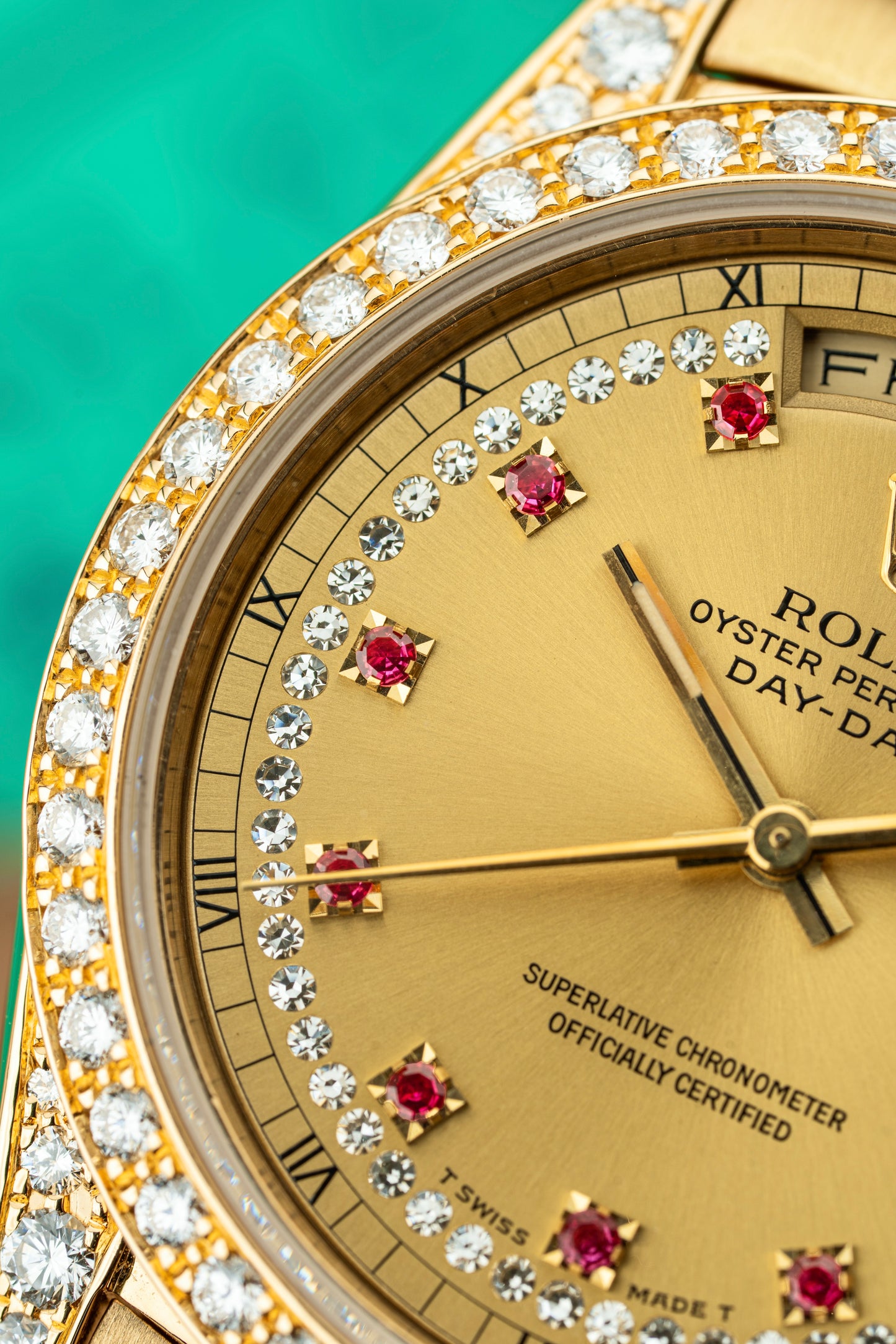 Rolex Day-Date 36mm Ruby String Dial - Ref. 18388