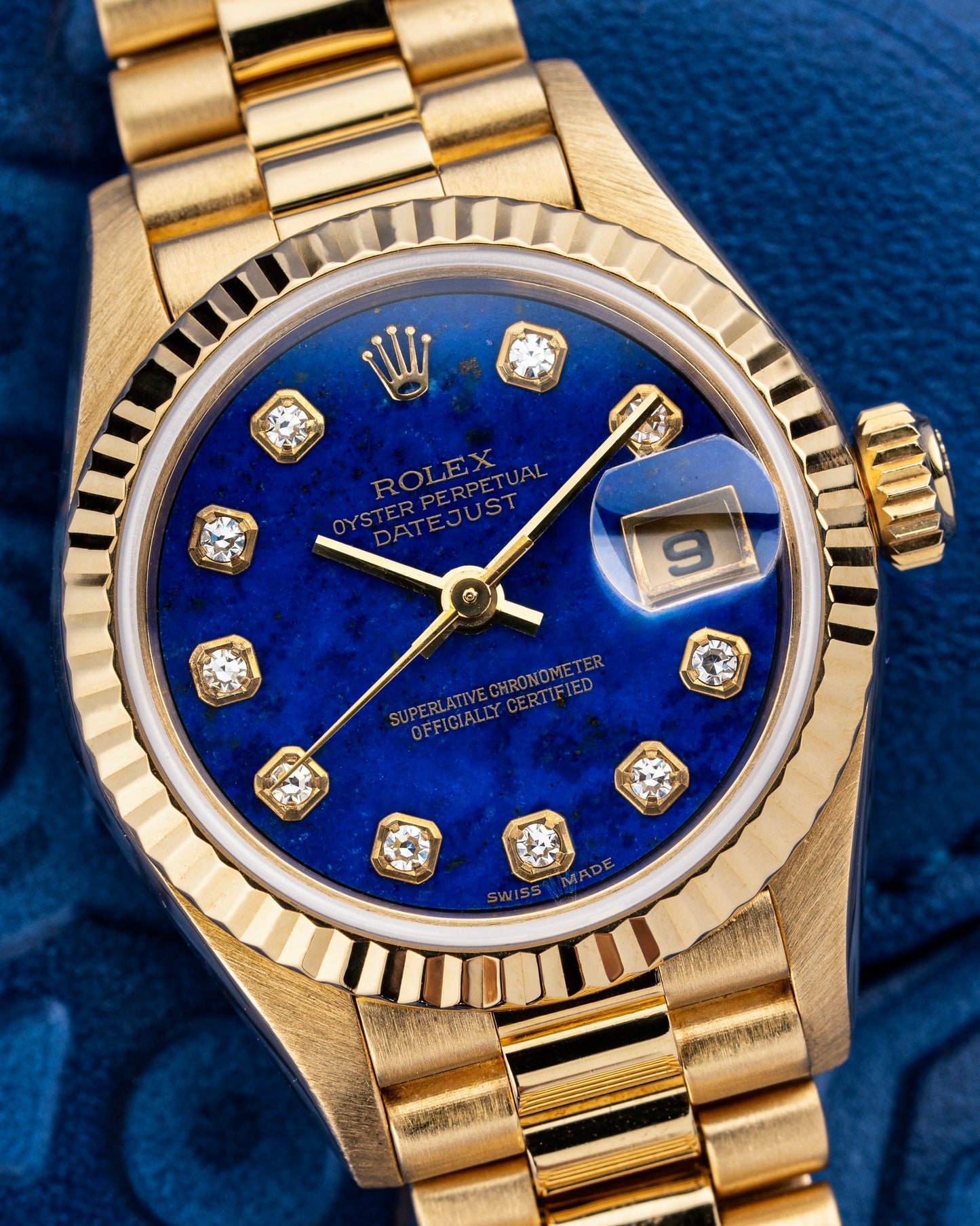 Rolex Lady-Datejust 26mm Lapis Lazuli Stone Dial - Ref. 79178