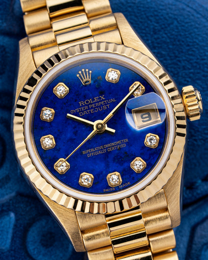 Rolex Lady-Datejust 26mm Lapis Lazuli Stone Dial - Ref. 79178