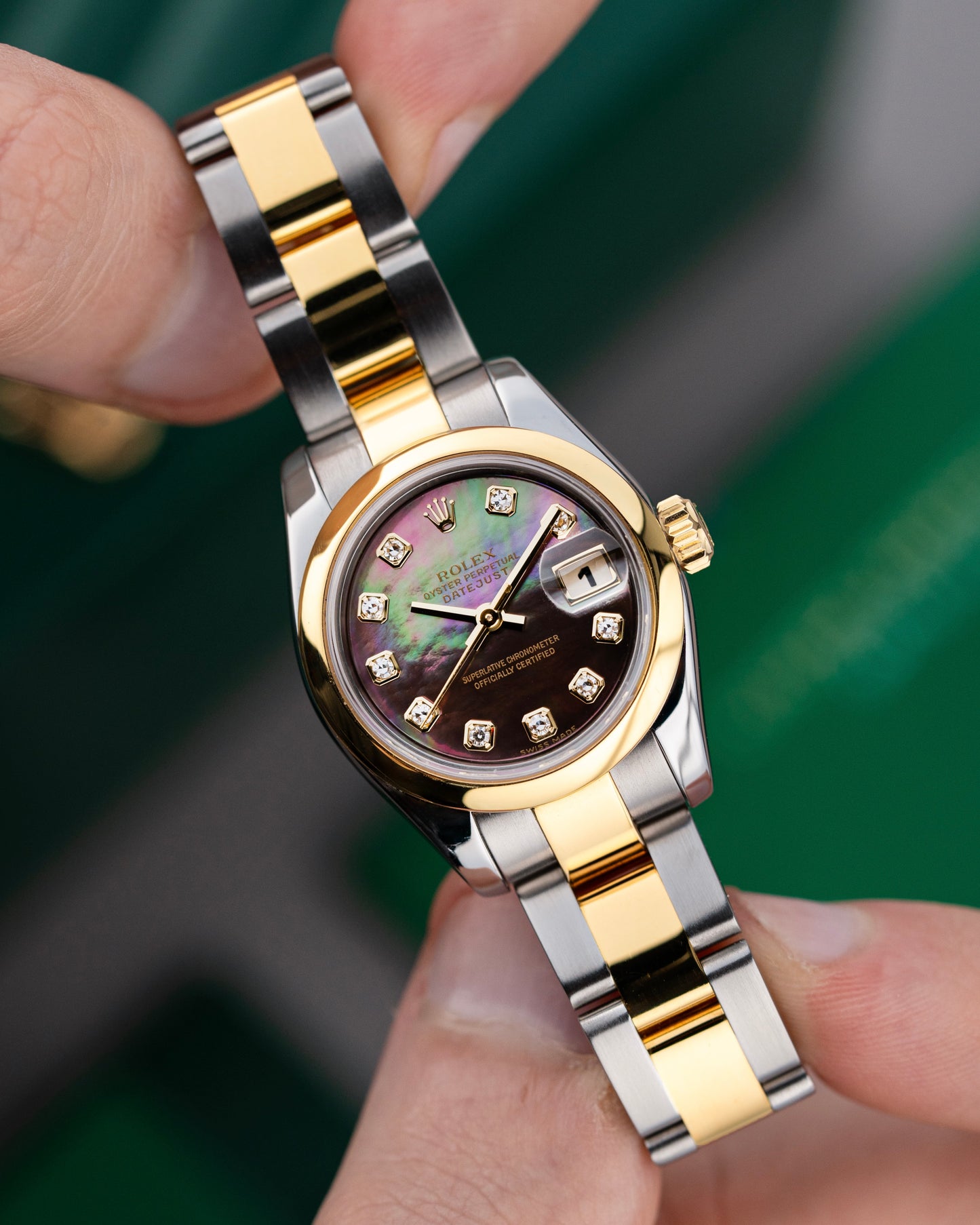 Rolex Lady-Datejust 26mm Tahitian MOP Dial - Ref. 179163