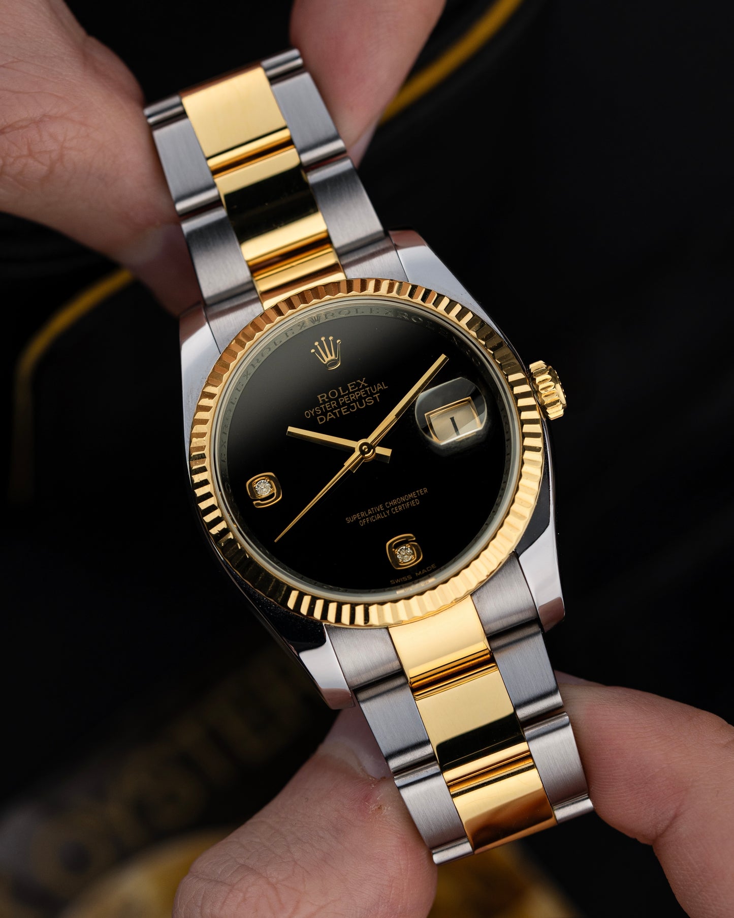 Rolex Datejust 36mm Onyx Stone Dial - Ref. 116233