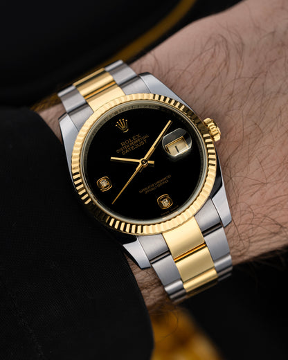 Rolex Datejust 36mm Onyx Stone Dial - Ref. 116233