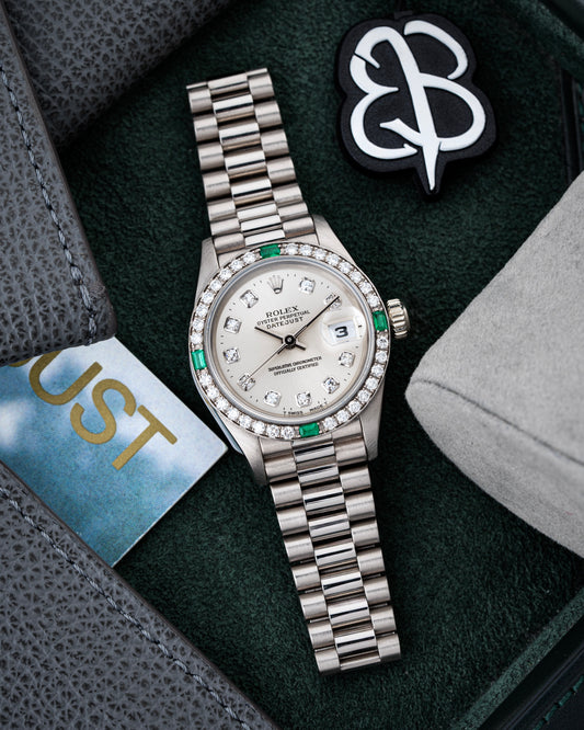 Rolex Lady-Datejust 26mm Emerald Baguettes - Ref. 69079