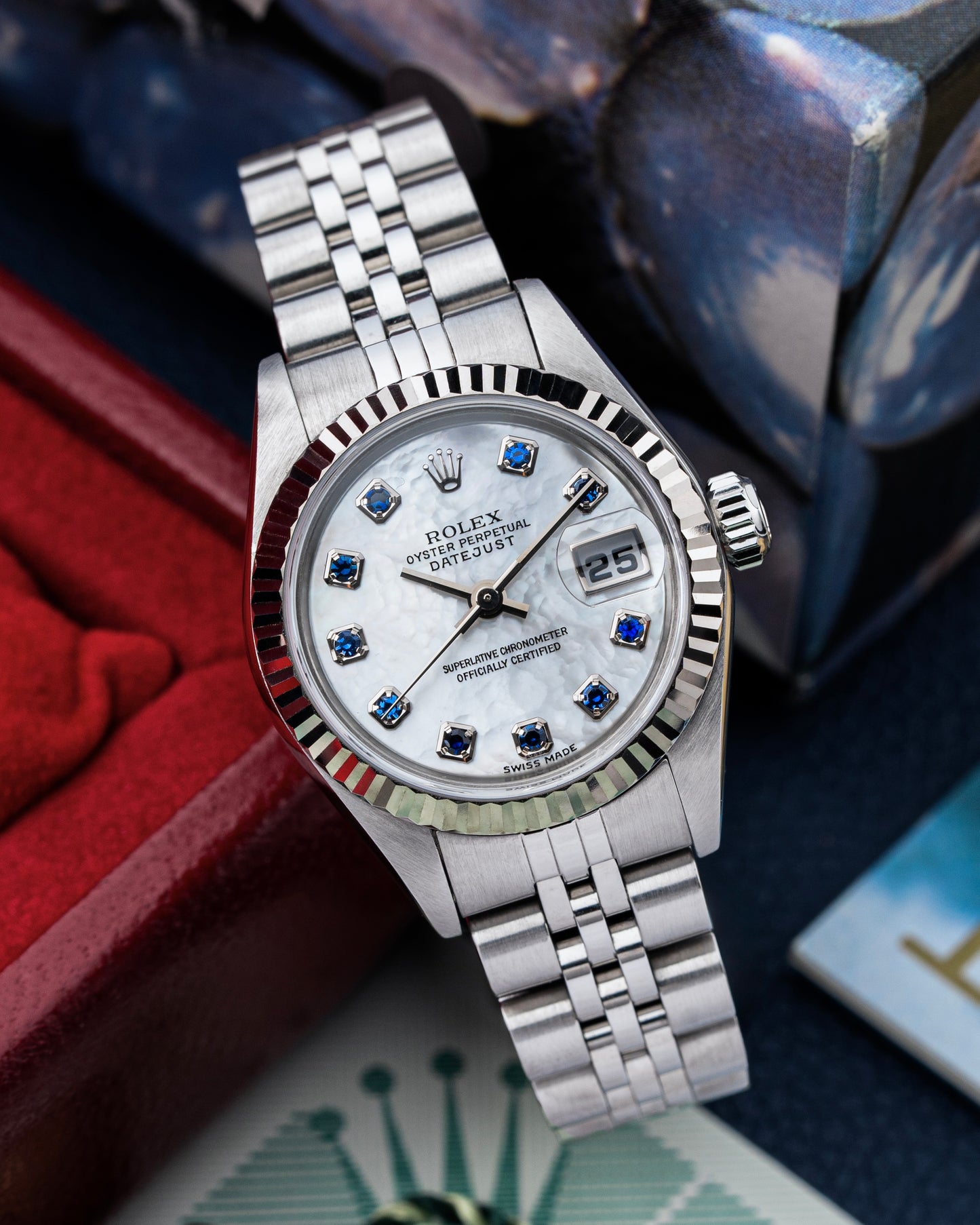 Rolex Lady-Datejust 26mm Sapphire Mother of Pearl - Ref. 79174