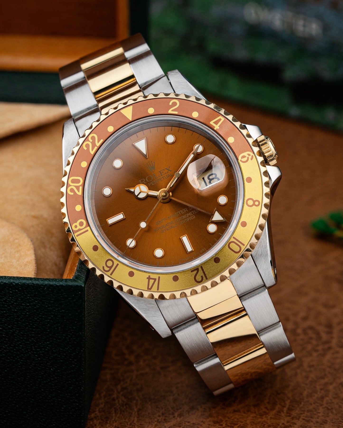 Rolex GMT Master II 40mm Rootbeer - Ref. 16713