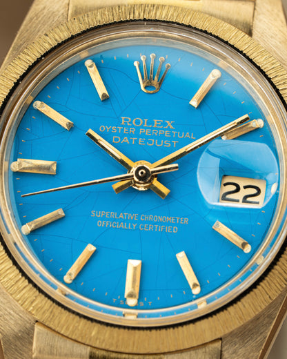 Rolex Lady-Datejust 26mm Bark Blue Stella Dial - Ref. 6927