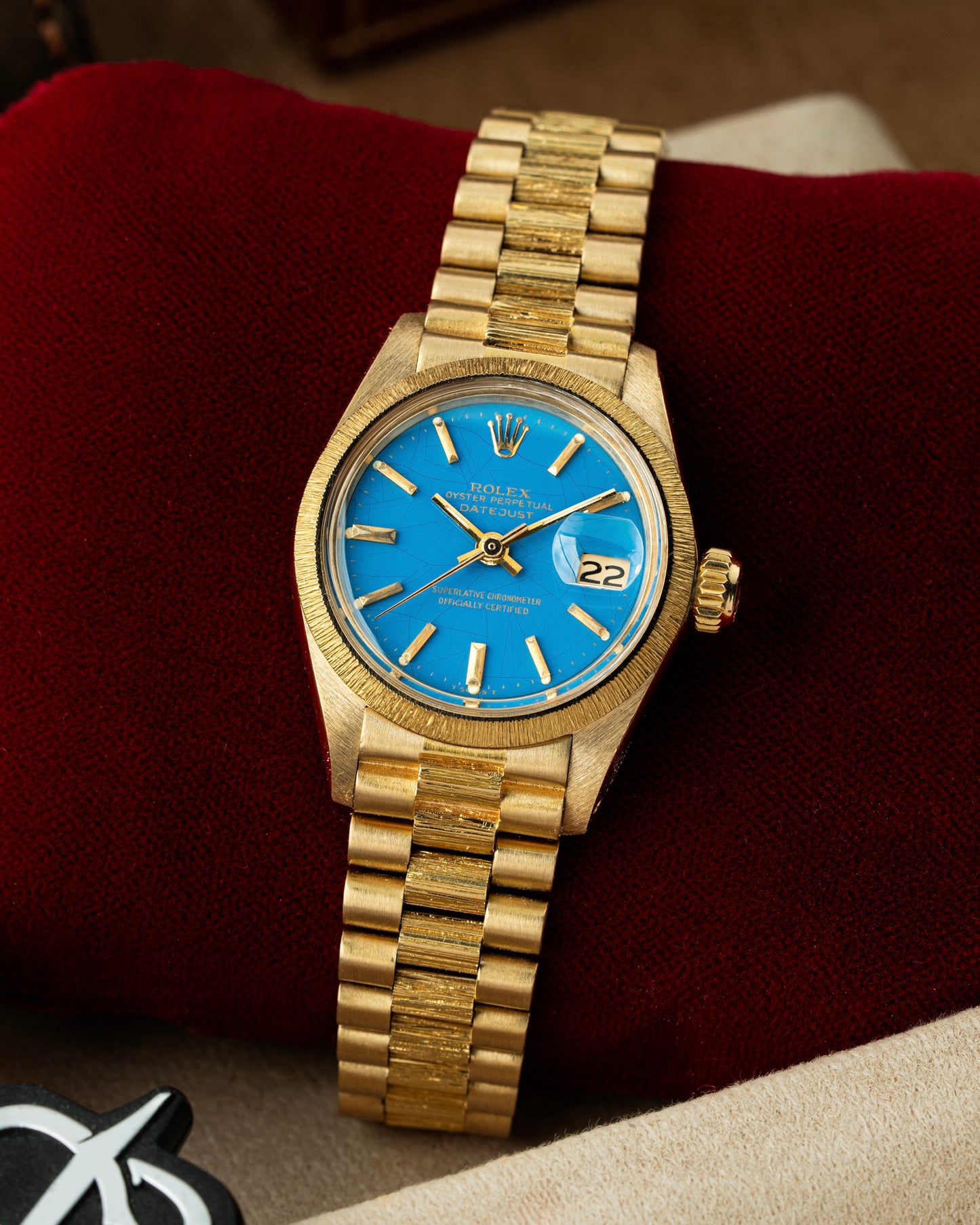 Rolex Lady-Datejust 26mm Bark Blue Stella Dial - Ref. 6927