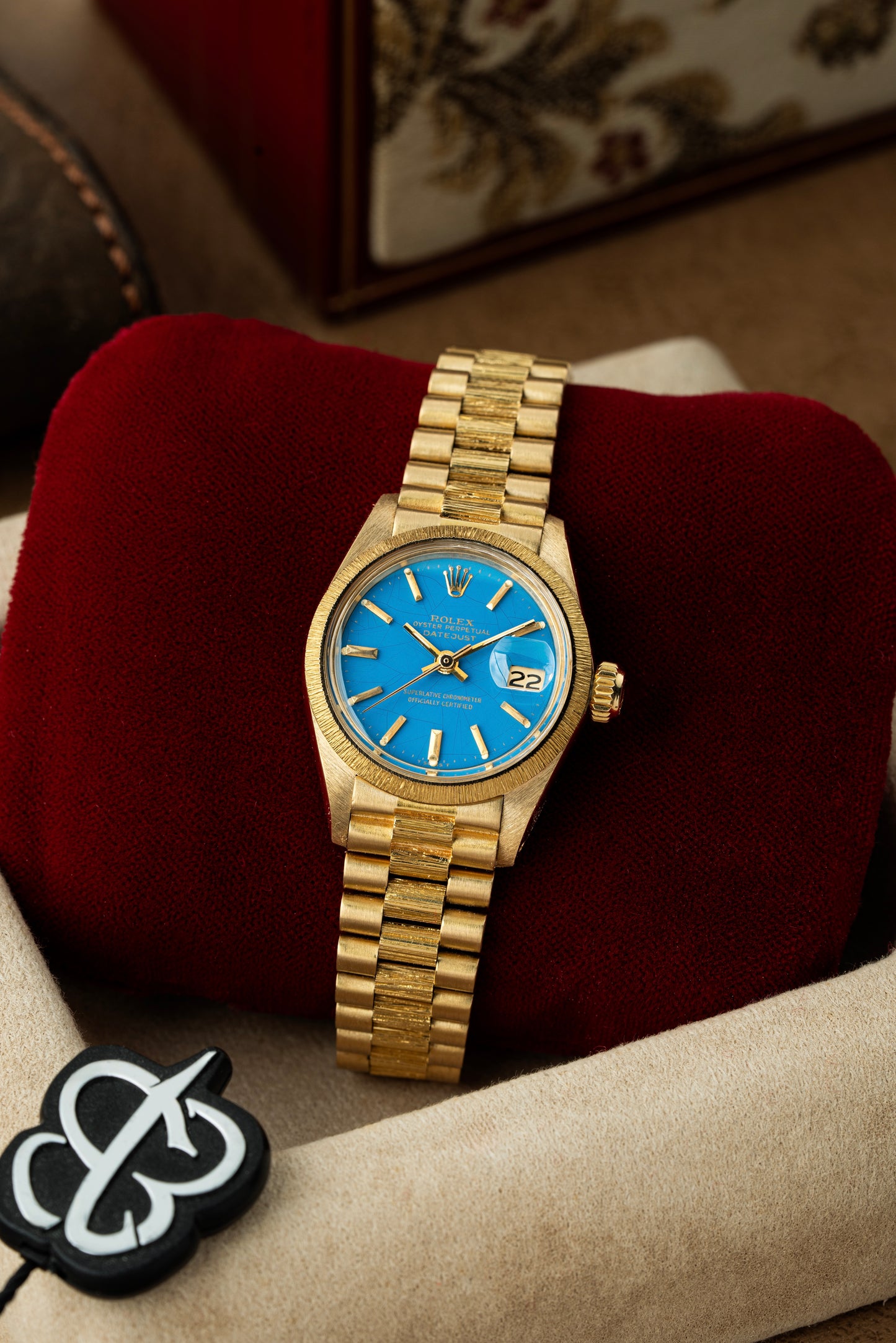 Rolex Lady-Datejust 26mm Bark Blue Stella Dial - Ref. 6927