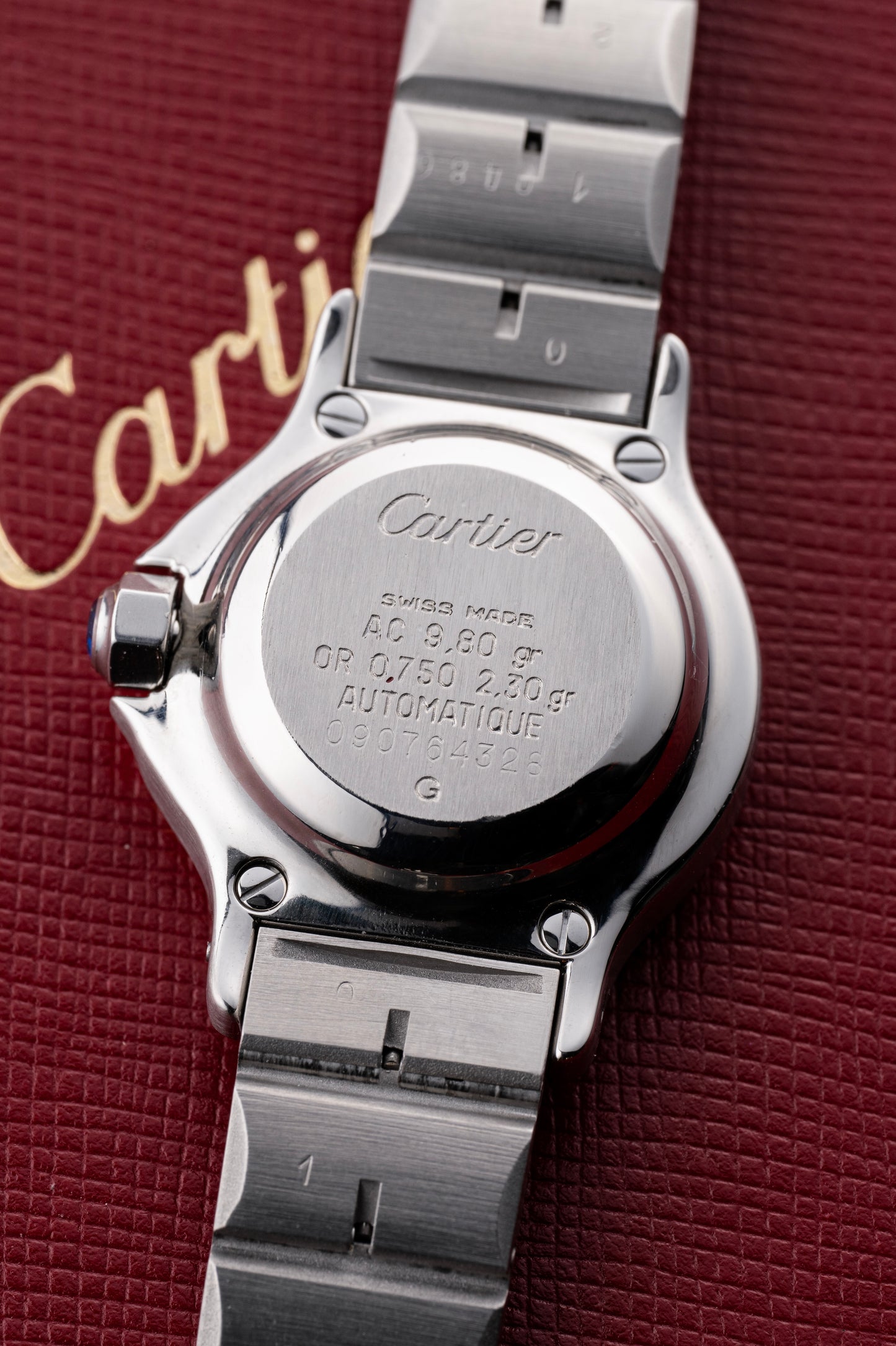 Cartier Santos Octagon 24mm Grey 'Ghost' Dial - Ref. 0907